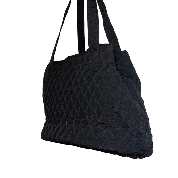 NWT Vera Bradley Vera Bradley logo tag black Quilted Woman Bag - Picture 4 of 8